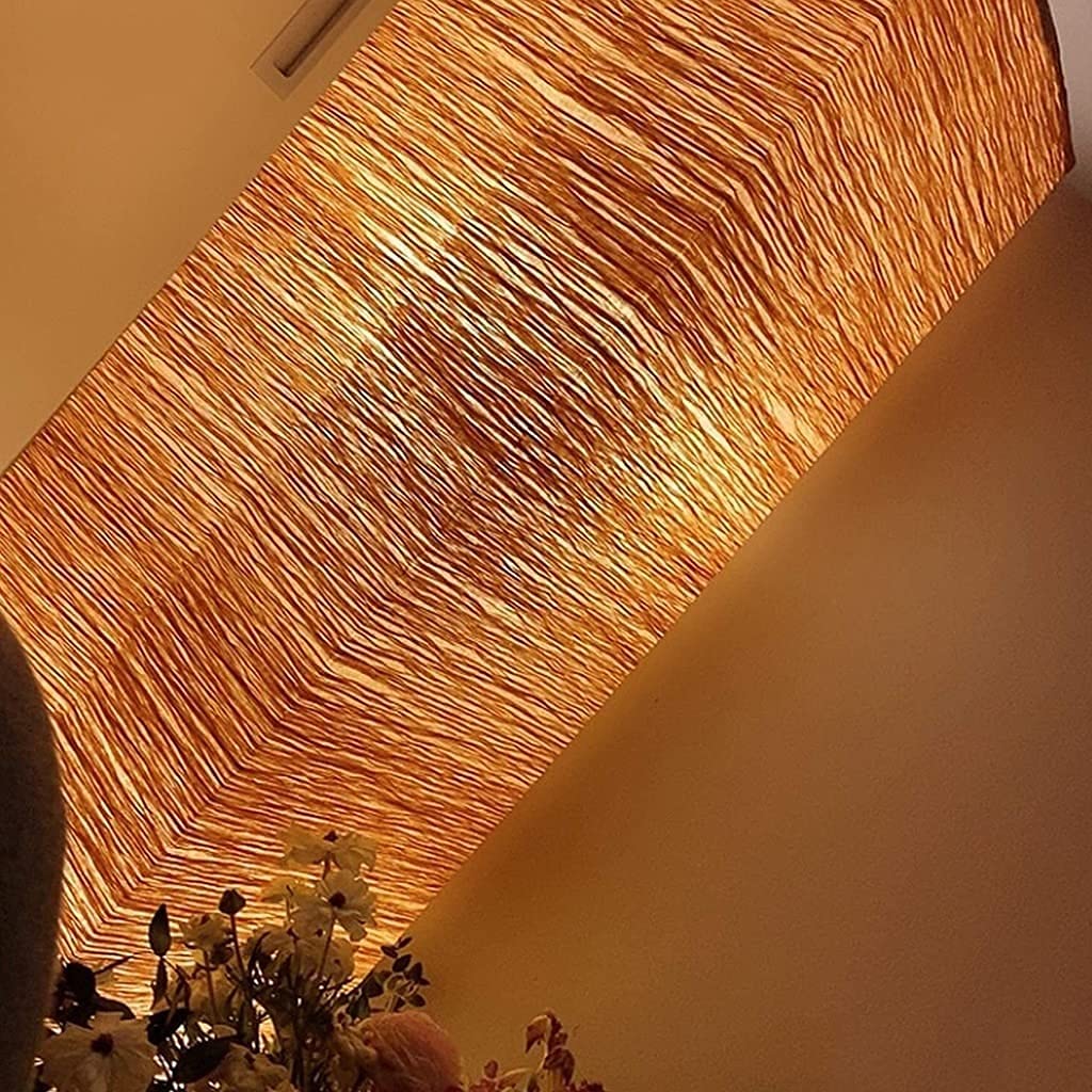 CCXXYGWJ Lampada da in Carta di Riso - Luce soffusa per l'arredamento della Camera da Letto e del Soggiorno Ele Apparecchio di Illuminazione per l'ambiente Domestico Minimalista SLE