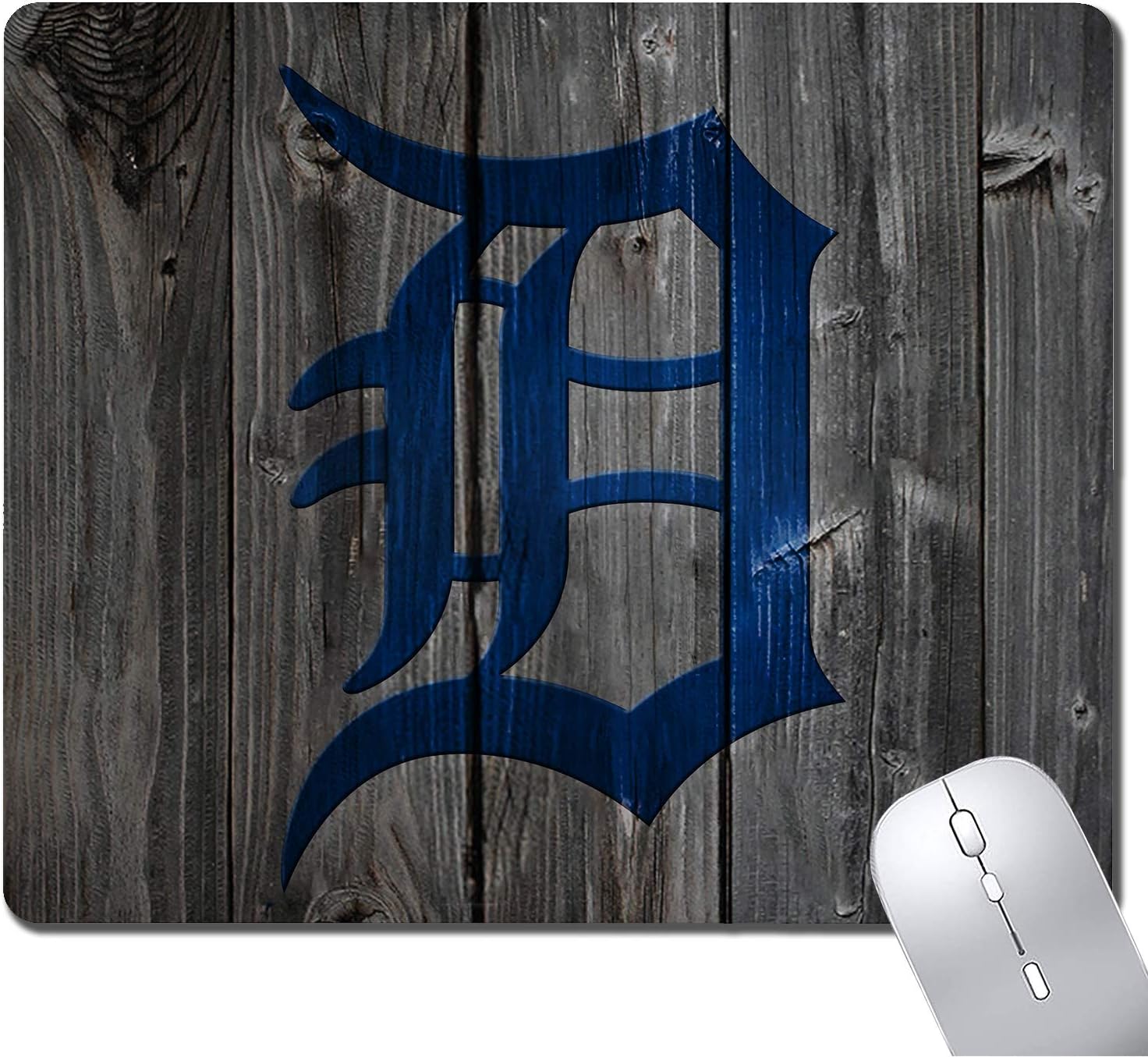 Tmoschops Mouse Pad Vintage Wood Texture Background Mouse pad Non-Slip Rubber Gaming Mouse Pad Rectangle Unique Design Mouse Pads for Computers Laptop