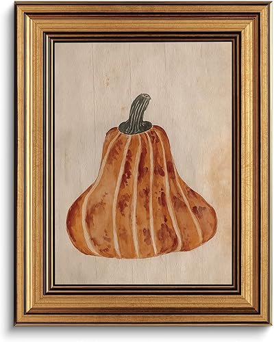 Miniatura 11 de Arte de pared con marco dorado, lienzo vintage de río, arte de pared, paisaje natural, río antiguo, impresiones artísticas para sala de estar,