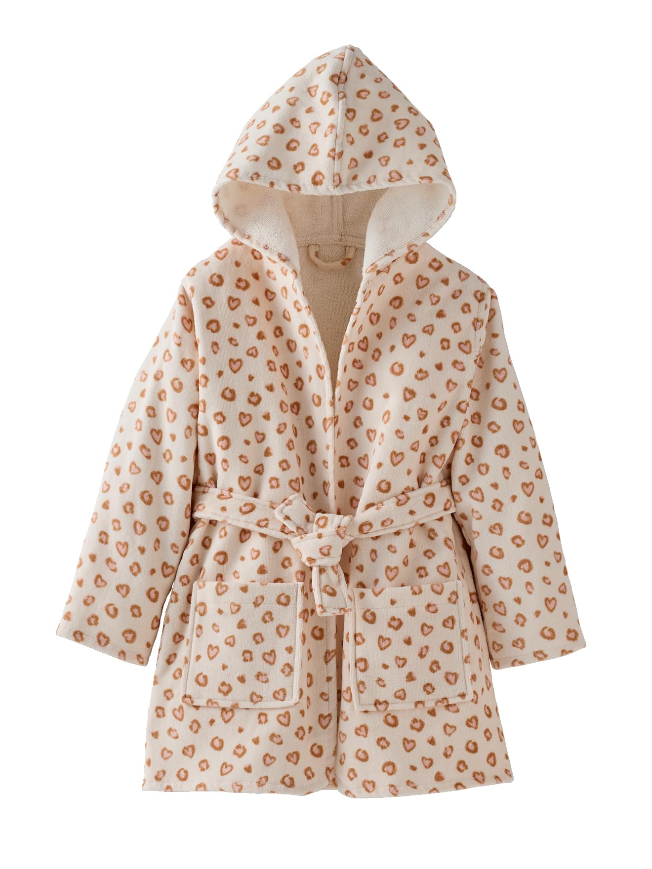 VERTBAUDET Peignoir Enfant Léopard Avec Coton Recyclé