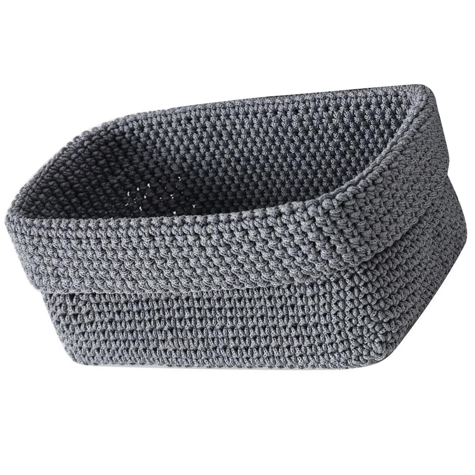 Mekalero Woven Storage Basket Closet Baskets Woven Storage Bins Wicker Basket for Living Room Shelf Gifts Gift Baskets Empty