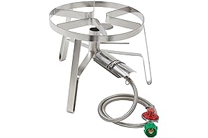 Bayou Classic SS1 14-in Stainless Single Jet Cooker