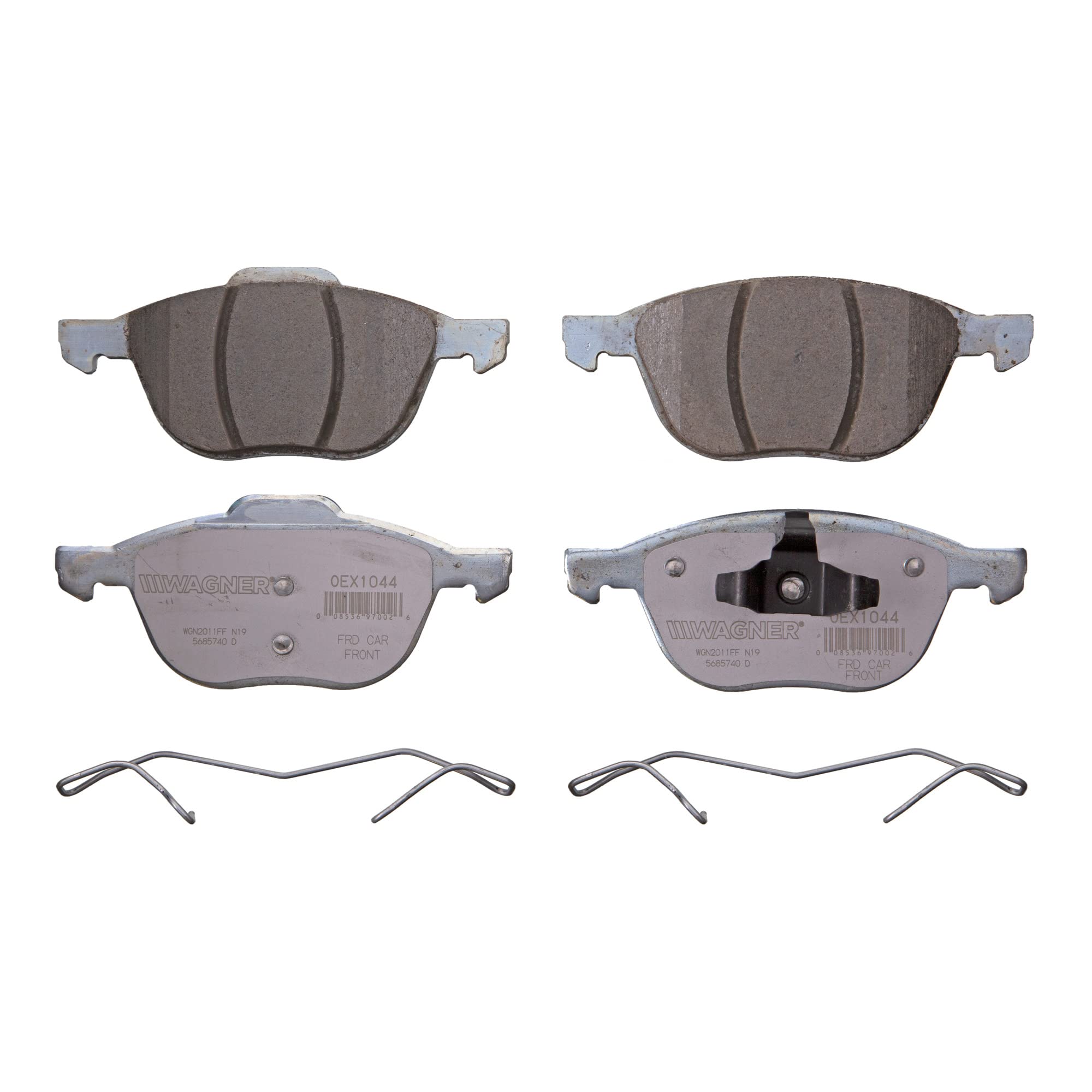 Set pastiglie freno a disco in ceramica