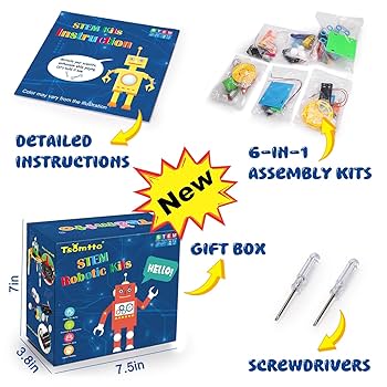 ロボダッチ カラフルキット 全6種類セット Amazon.co.jp: STEM ロボットキット 6セット 科学実験