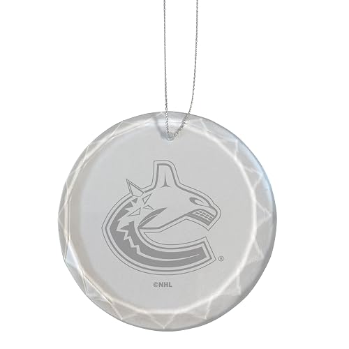 The Memory Company Vancouver Canucks Glass Ornament — officially licensed fan gear