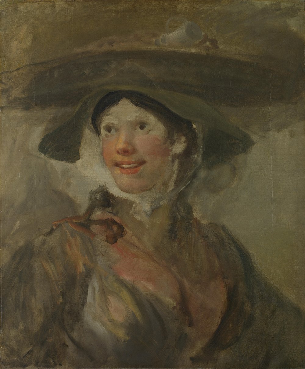 William Hogarth The Shrimp Girl affiche d'art extra large impression mate salon