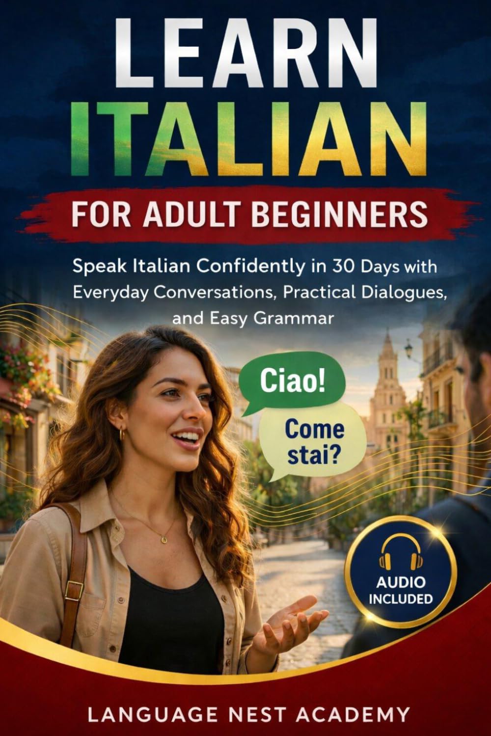 Learn Italian for Adult Beginners: Speak Italian Confidently in 30 Days with Everyday Conversations, Practical Dialogues, and Easy Grammar