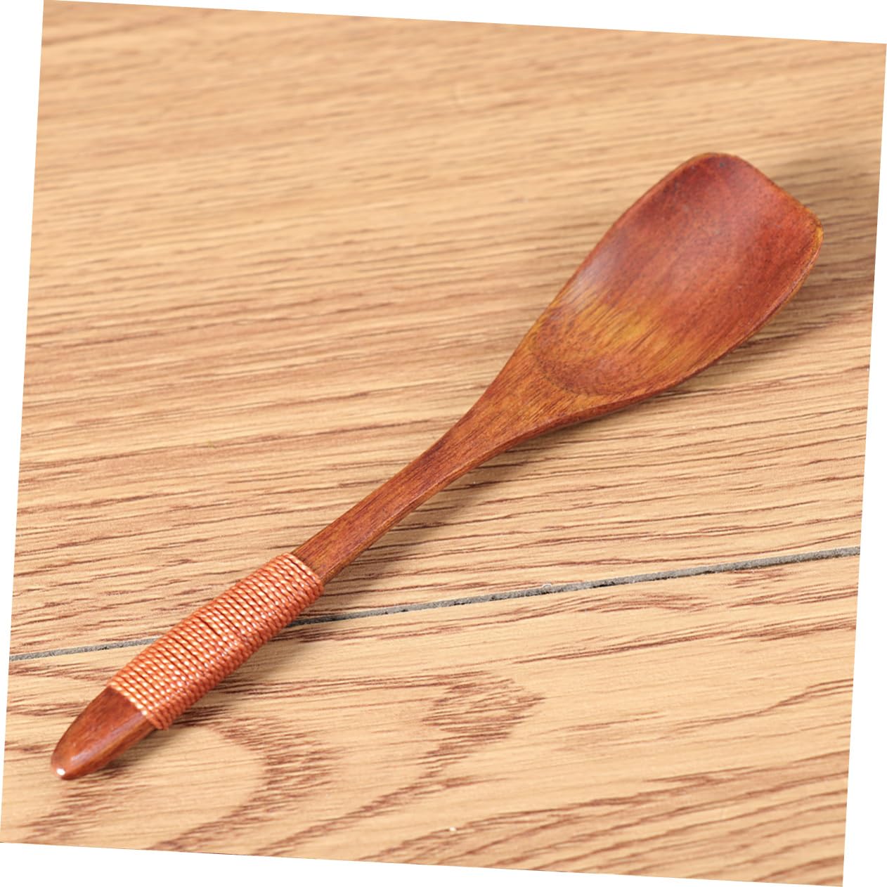 HOLIDYOYO Kitchen Supplies Sugar Containers for Countertop Kitchen Seasoning Organizer Sugar Jars with Lid and Spoon Container with Condiment Jar Sugar Bowl with Lid Seasoning Jar Wooden