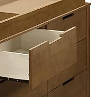 Vista 7 de Carter's by Davinci Colby - Cómoda para bebé con 6 cajones, certificado GREENGUARD Gold, cómoda doble de madera para niños, cómoda de almacenamiento