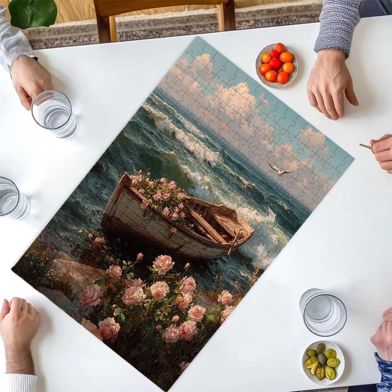 Puzzle 5000 sztuk Puzzle dla dorosłych 156 x 105 cm gra edukacyjna prezenty dla dorosłych i dzieci od 14 lat kreatywny prezent relaksacyjny PjY8027 3-Z