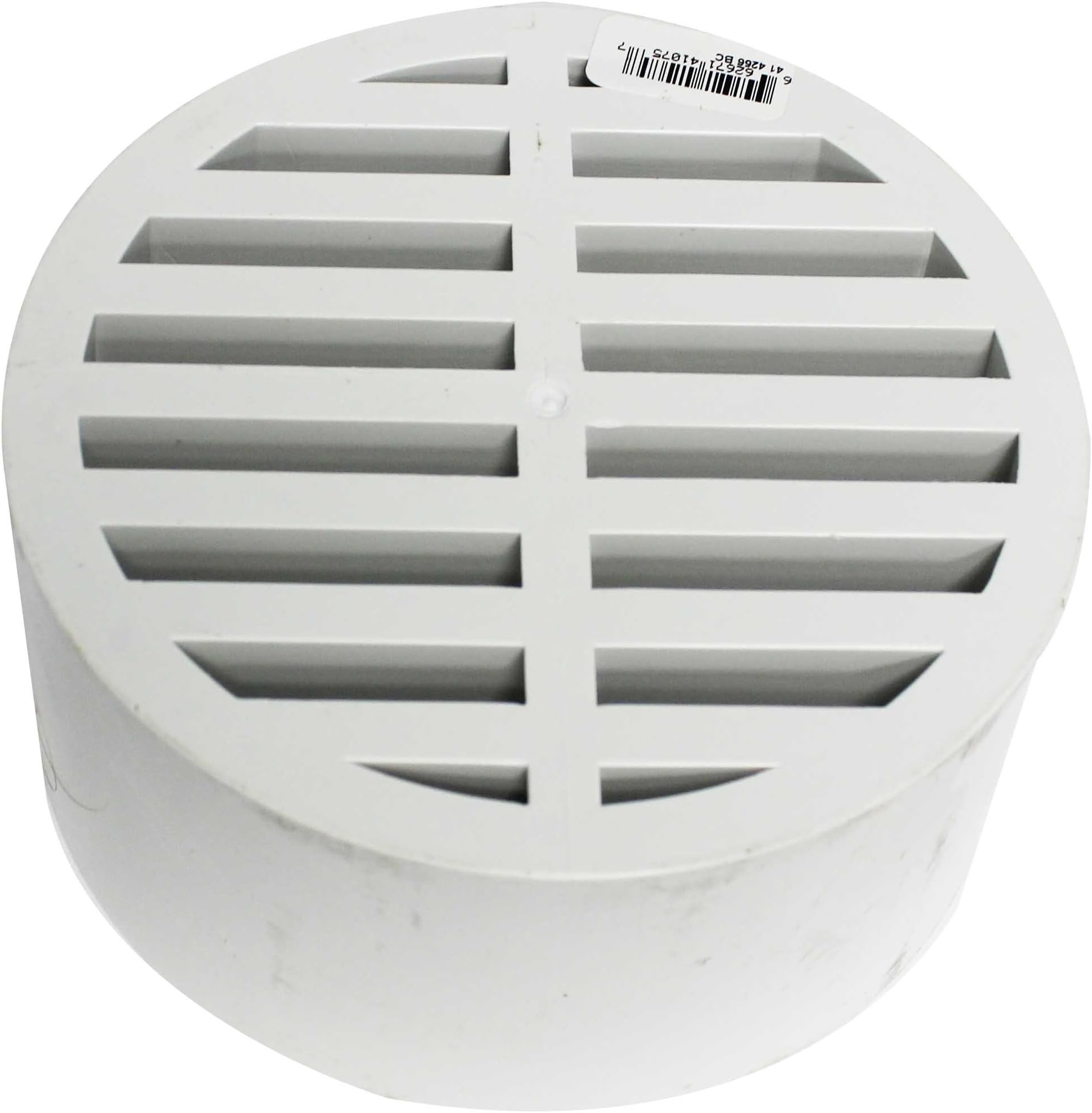 Canplas 414256BC PVC Sew 6-Inch Drain Grate