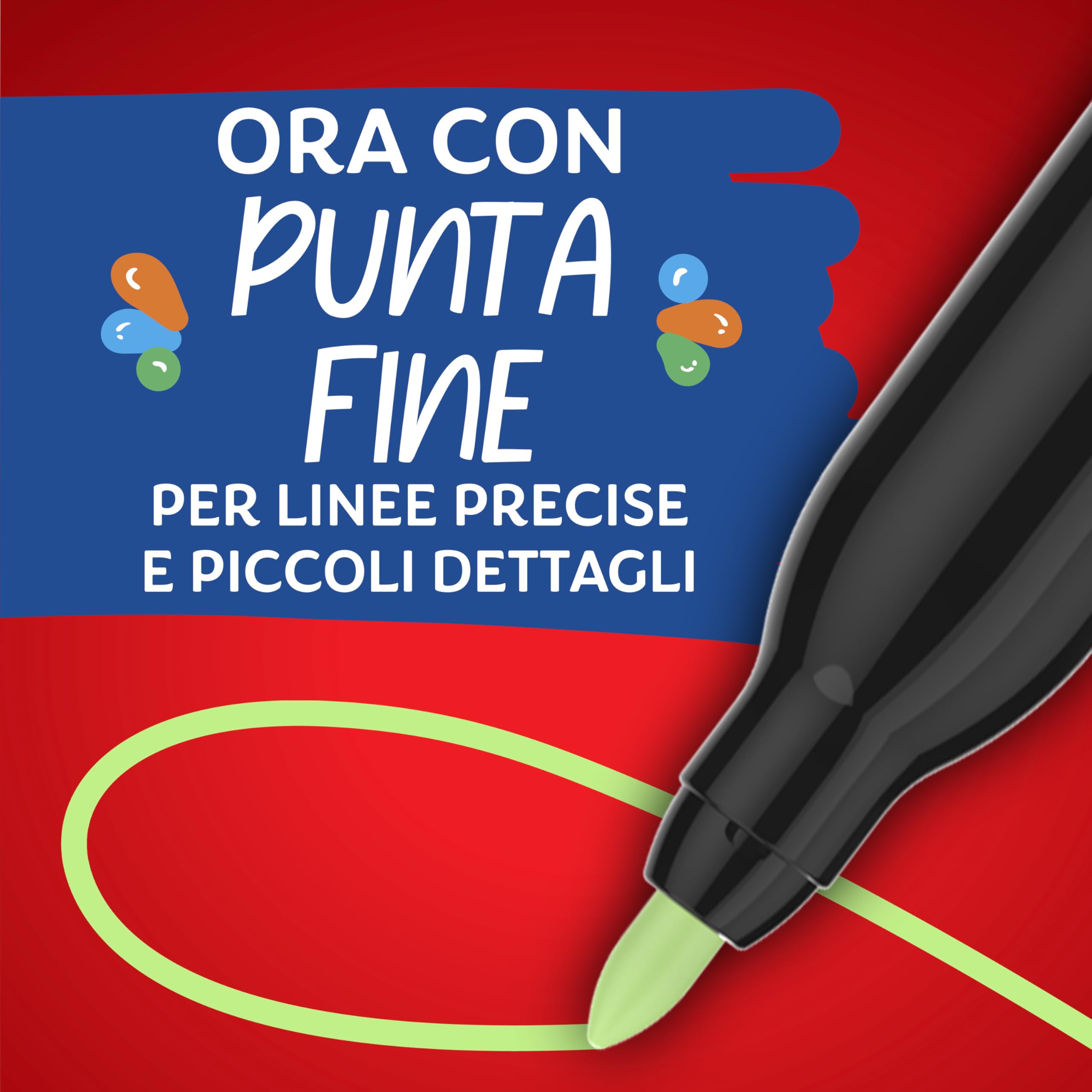 Sharpie Creative Marker Pennarelli Acrilici per Hobby Creativi | Pennarelli a base d'acqua con punta fine | Toni caldi | Ideali per Fai da Te Decorazioni e Scuola | Set da 36