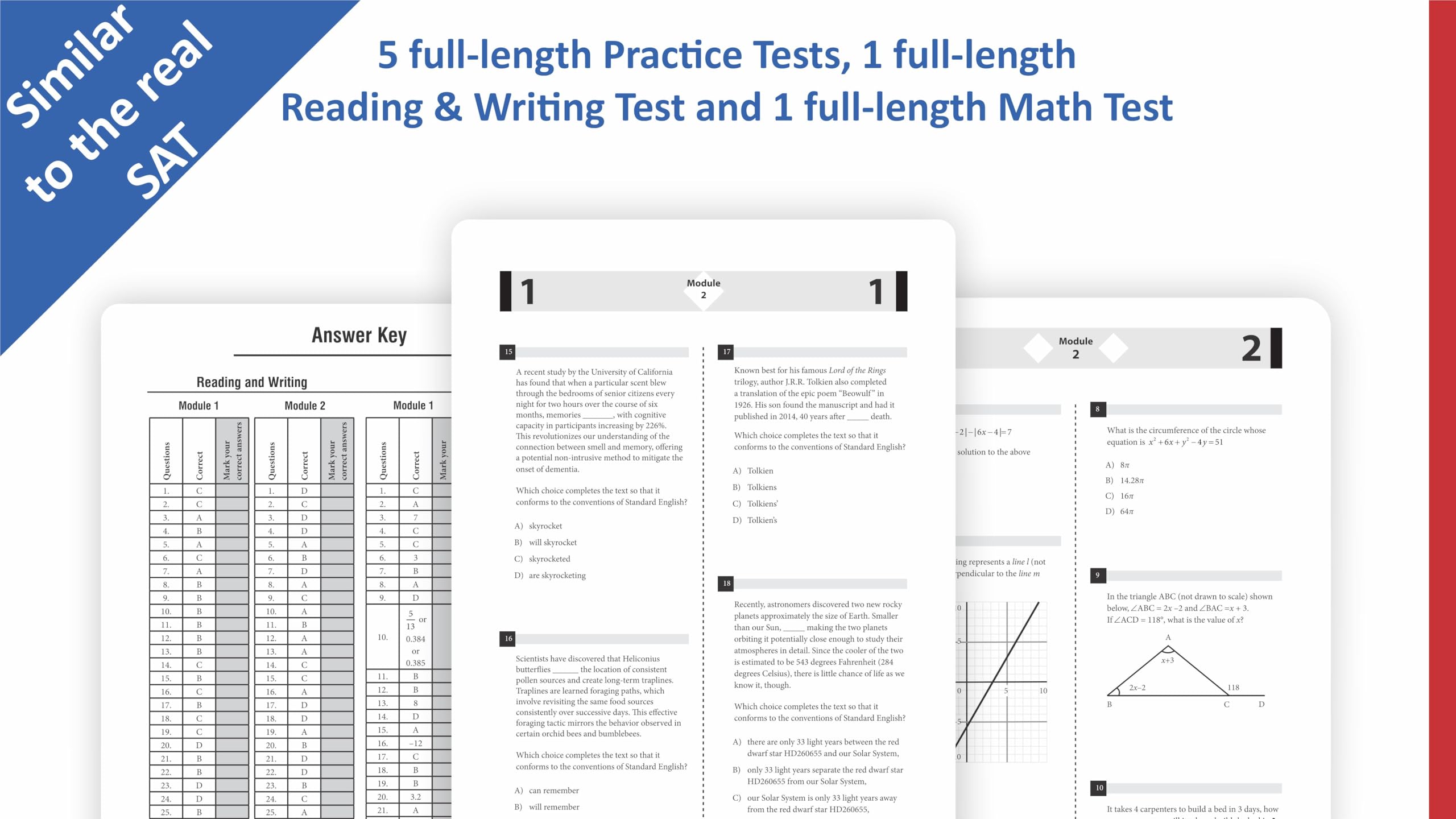 Digital SAT Prep Combo 2026: Study Guide with 1550+ Questions Across 5 Full-Length Tests and Practice Questions for Reading, Writing, and Math 4