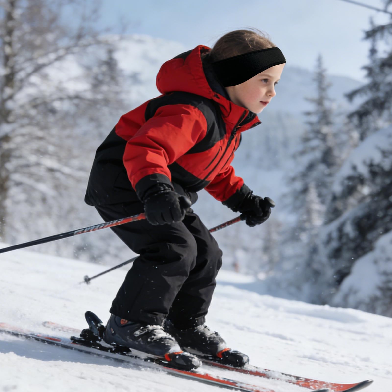 6 orejeras para niños, diademas, calentadores de orejas de invierno para niños y niñas, diademas de invierno para deportes al aire libre, correr, senderismo, ciclismo, tenis, trotar