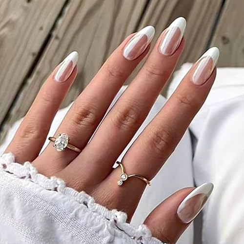 Miniatura 9 de Uñas postizas a presión marrón café, uñas postizas medianas de color sólido, cobertura completa, uñas postizas artificiales brillantes para manicura