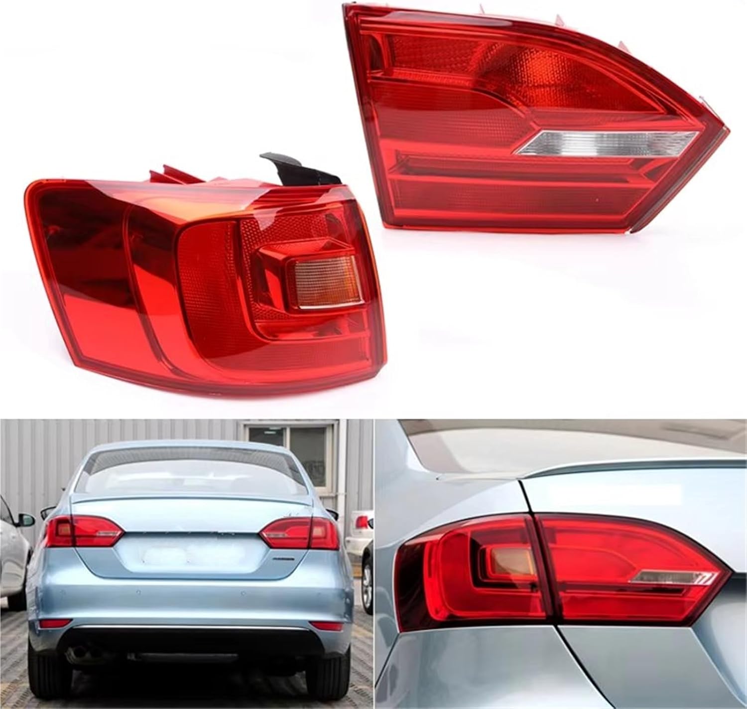 Rear Tail Light for VW for Jetta 2012 2013 2014 Car Tail Lamp Without Fog Turn Signal Bulb Brake Accessories Rear Indicator