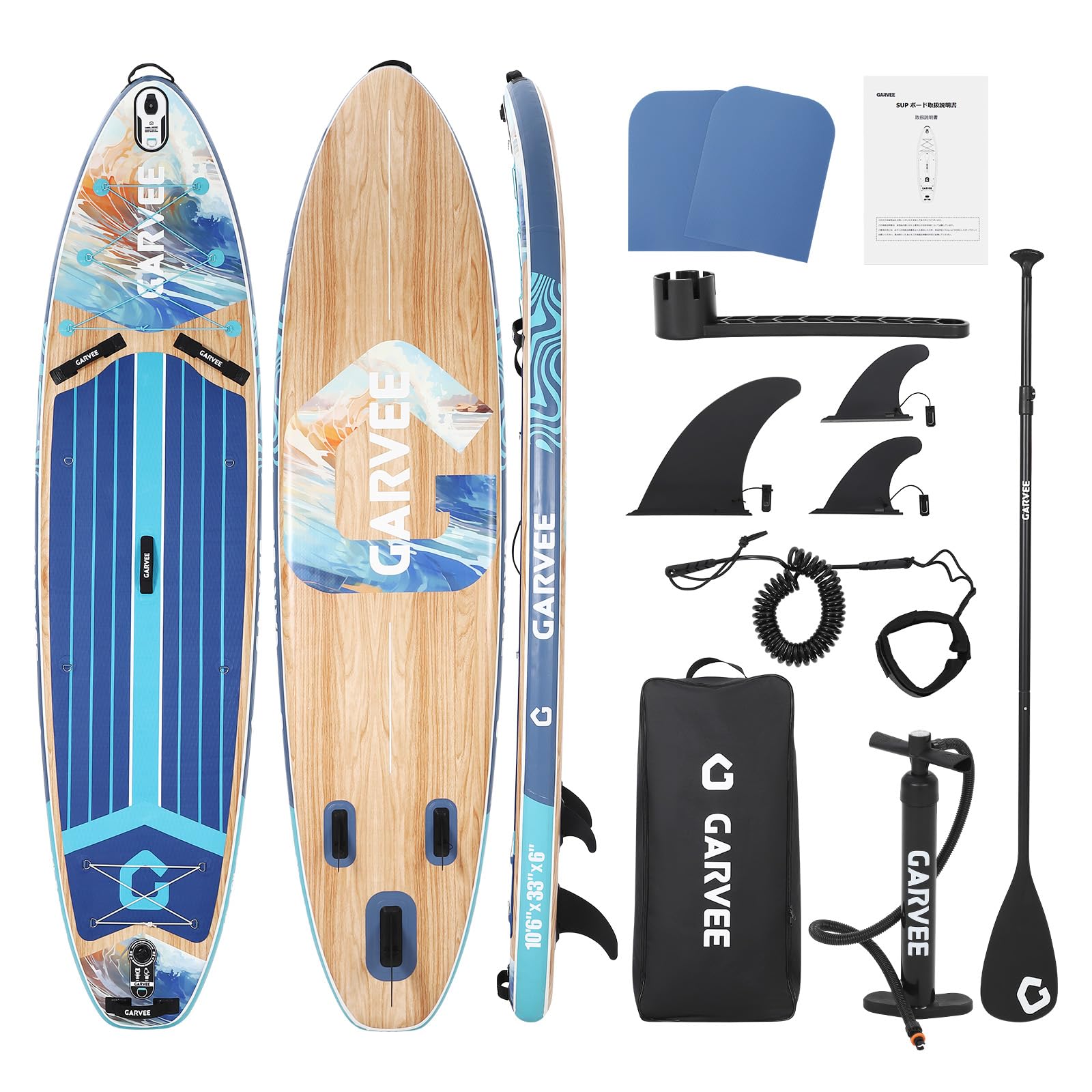 Amazon.co.jp: Garvee Sup Board, SUPboard, Standup, Inflatable