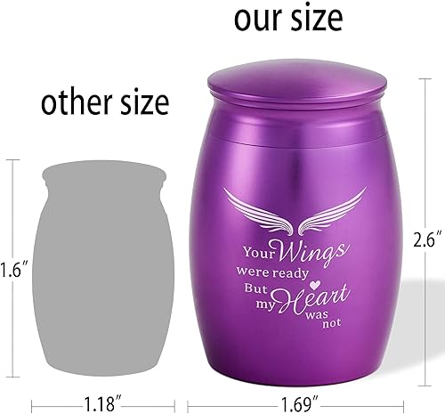 Miniatura 39 de Urna de mariposa mediana para cenizas humanas adultas, hembra, macho, urnas decorativas de cerámica verde para cenizas humanas mujeres/mamá/madre