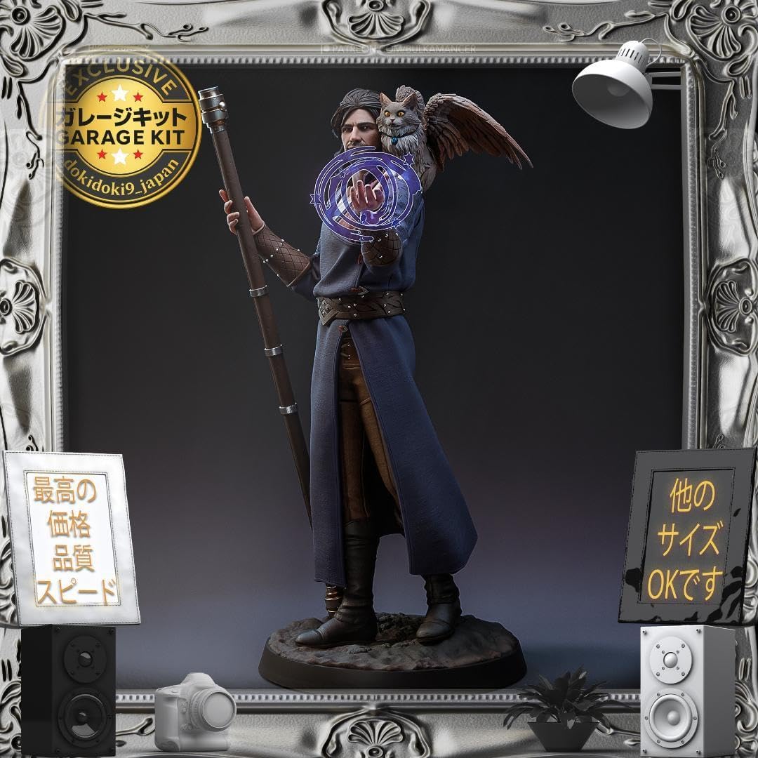 ガレージキット 1/8 バルダーズゲート3 ゲイル Hero 未塗装未