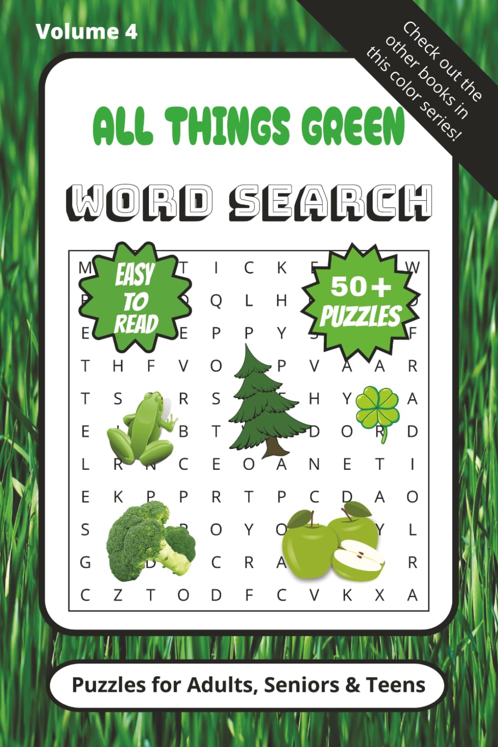 All Things Green: All Things Green Word Search Book (All Things Color Word Searches)