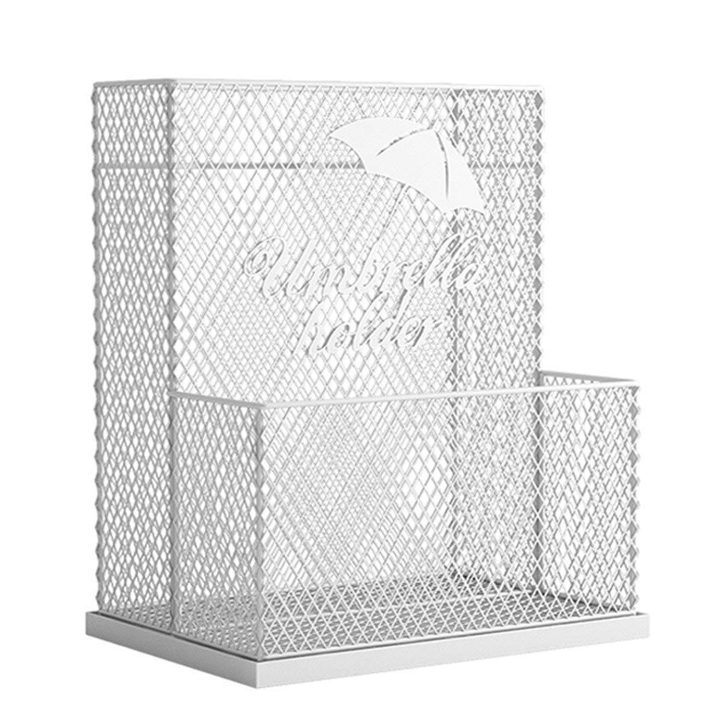 Porte-parapluie d'entrée intérieure LUNEZY blanc grand modèle