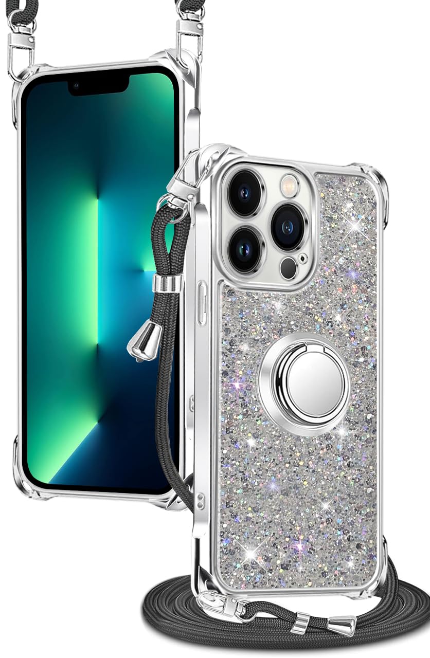 Amazon.co.jp: tuulaasii For iPhone 13 Pro 用 ケース キラキラ 輝き