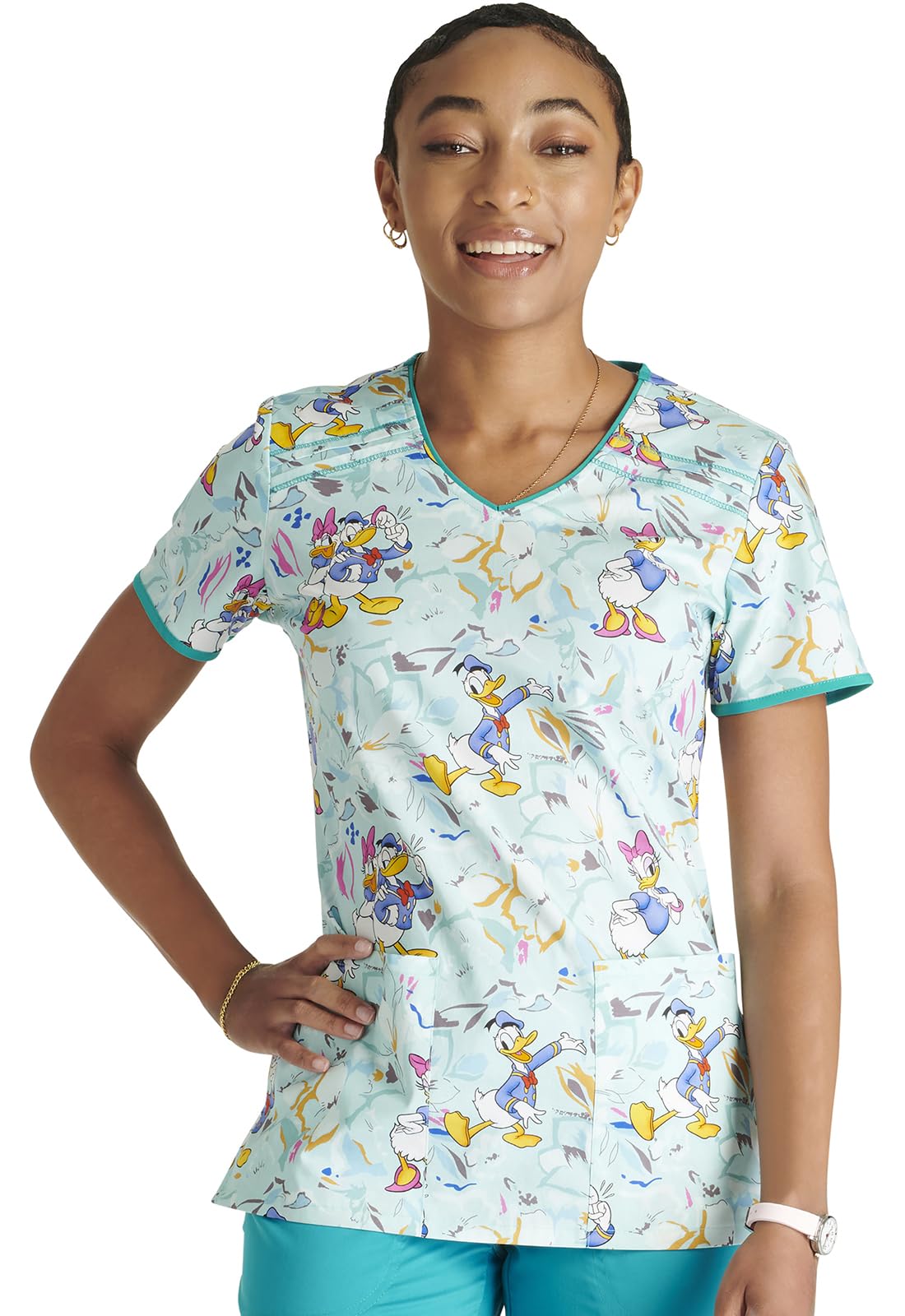 TooniformsWomen Scrubs Top V-Neck TF686
