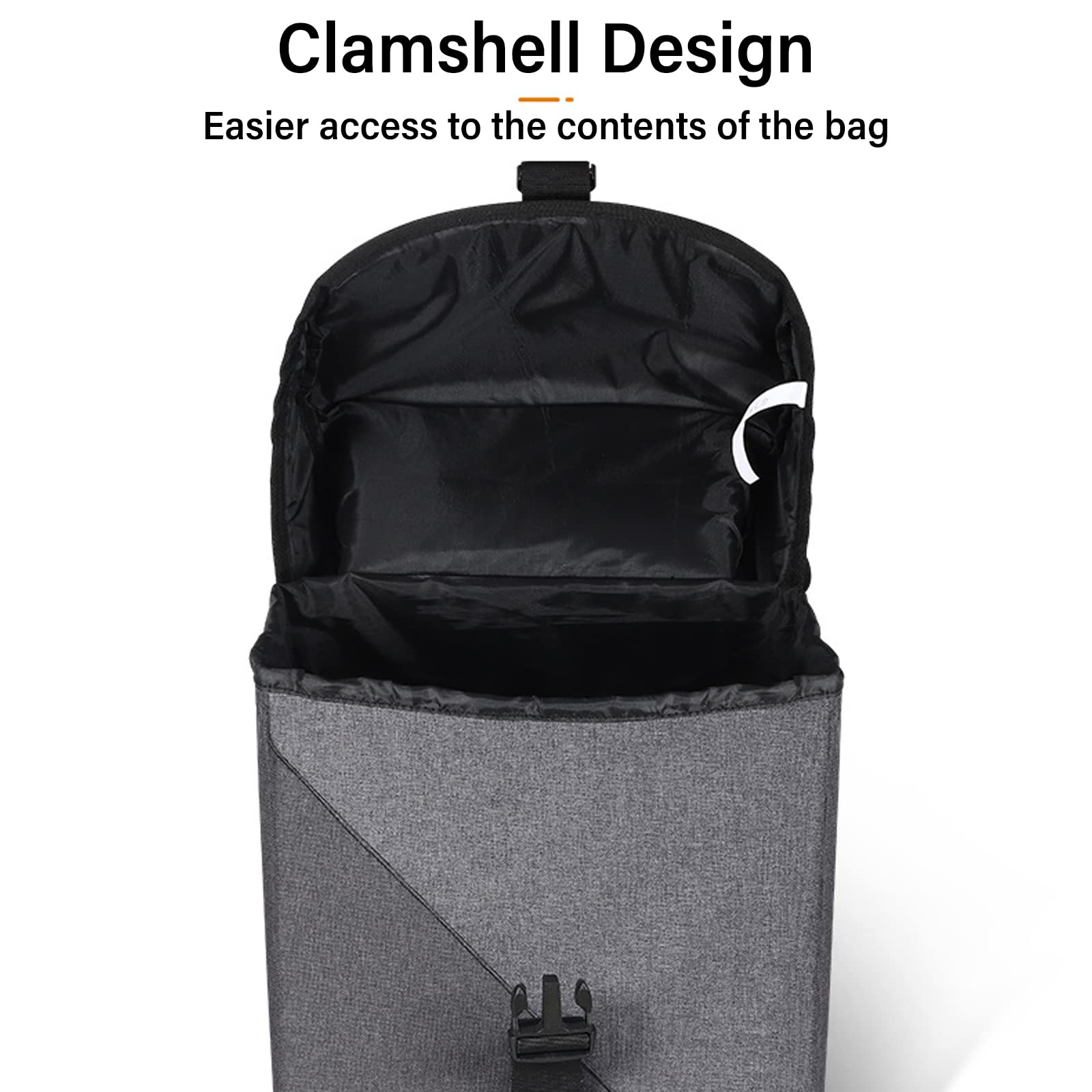 Dxcaicc Bolsa para Bicicleta, Bolsa Trasera para Bicicleta, 35L, Gran Capacidad, Resistente Al Agua, Bolsa para Maletero De Bicicleta, Portador De Almacenamiento para Maletero De Bicicleta