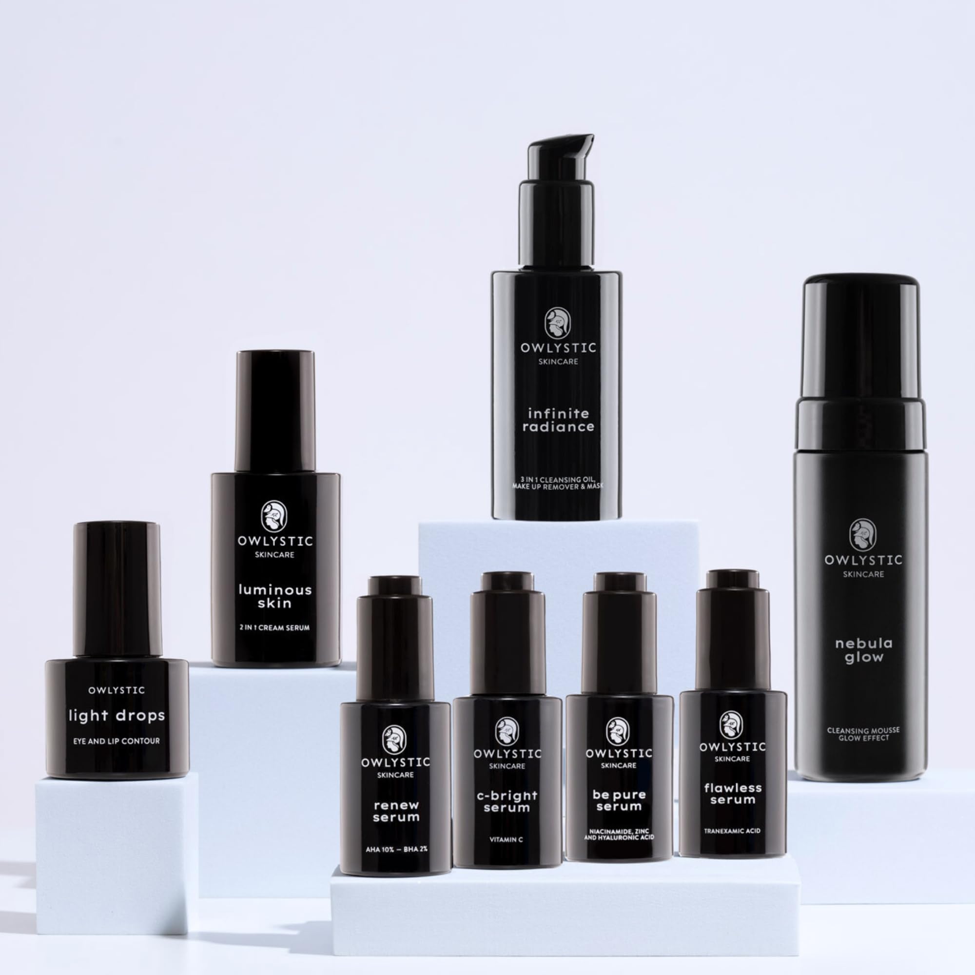 AHA BHA serum złuszczające do twarzy z kwasem hialuronowym, wyprodukowane we Włoszech - Serum przeciw niedoskonałościom, wygładzanie, przeciwzmarszczkowe dla promiennej i jednolitej skóry, 30