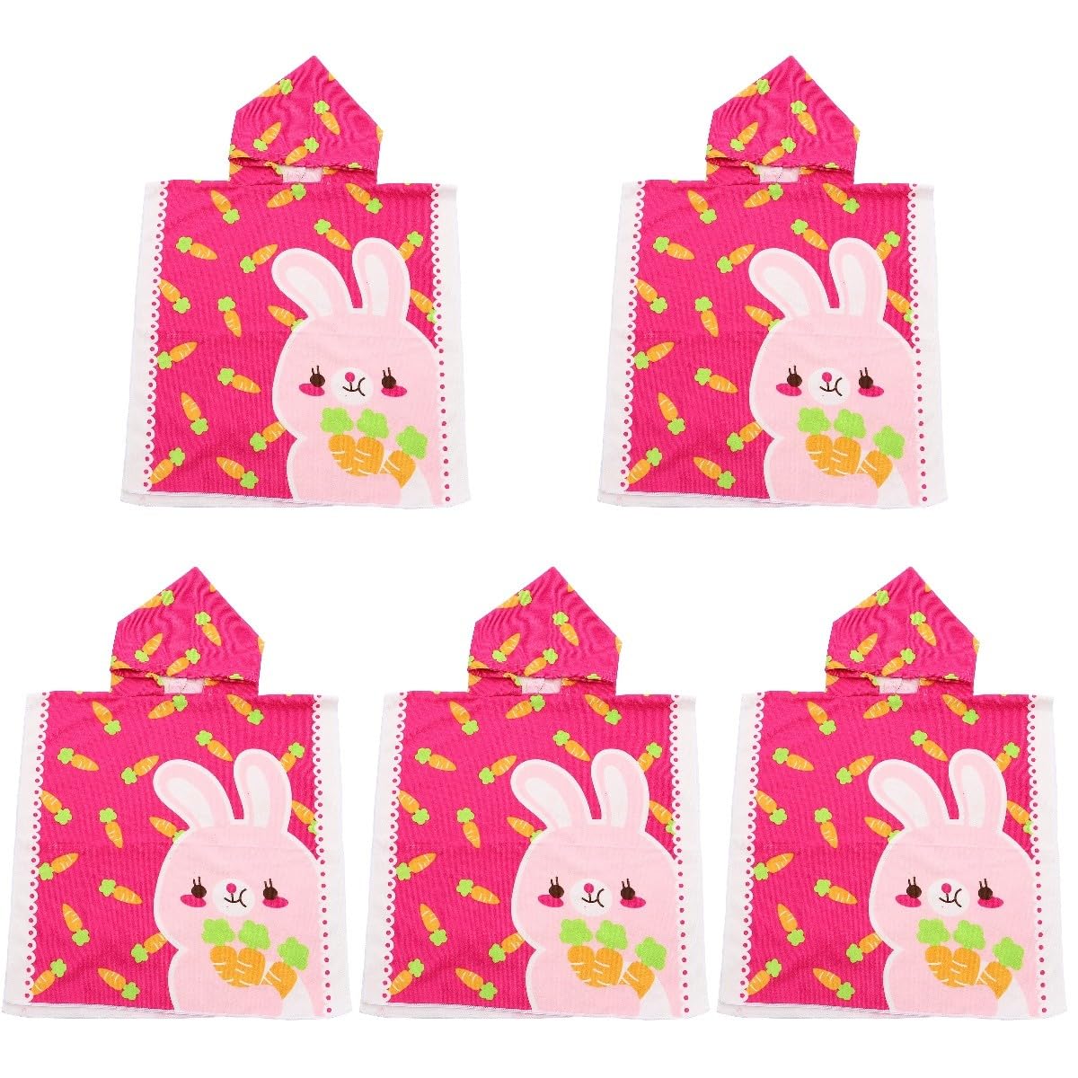 Cabilock 5st Bademantelumhang Für Kinder Strandtuch Mit Kapuze Babybademäntel Schwimmbad Badecape Mit Kapuze Badetuch Mit Kapuze Für Kleinkinder Babyhandtücher Mit Kapuze Superfeine Faser