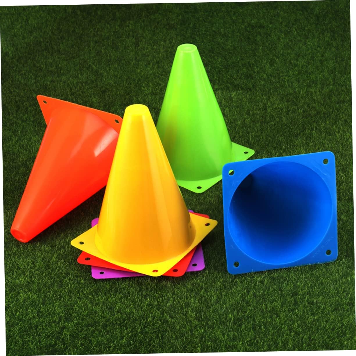Pieces of Plastic Training Cones for Football Basketball Party Games Easy to Spot on The Field