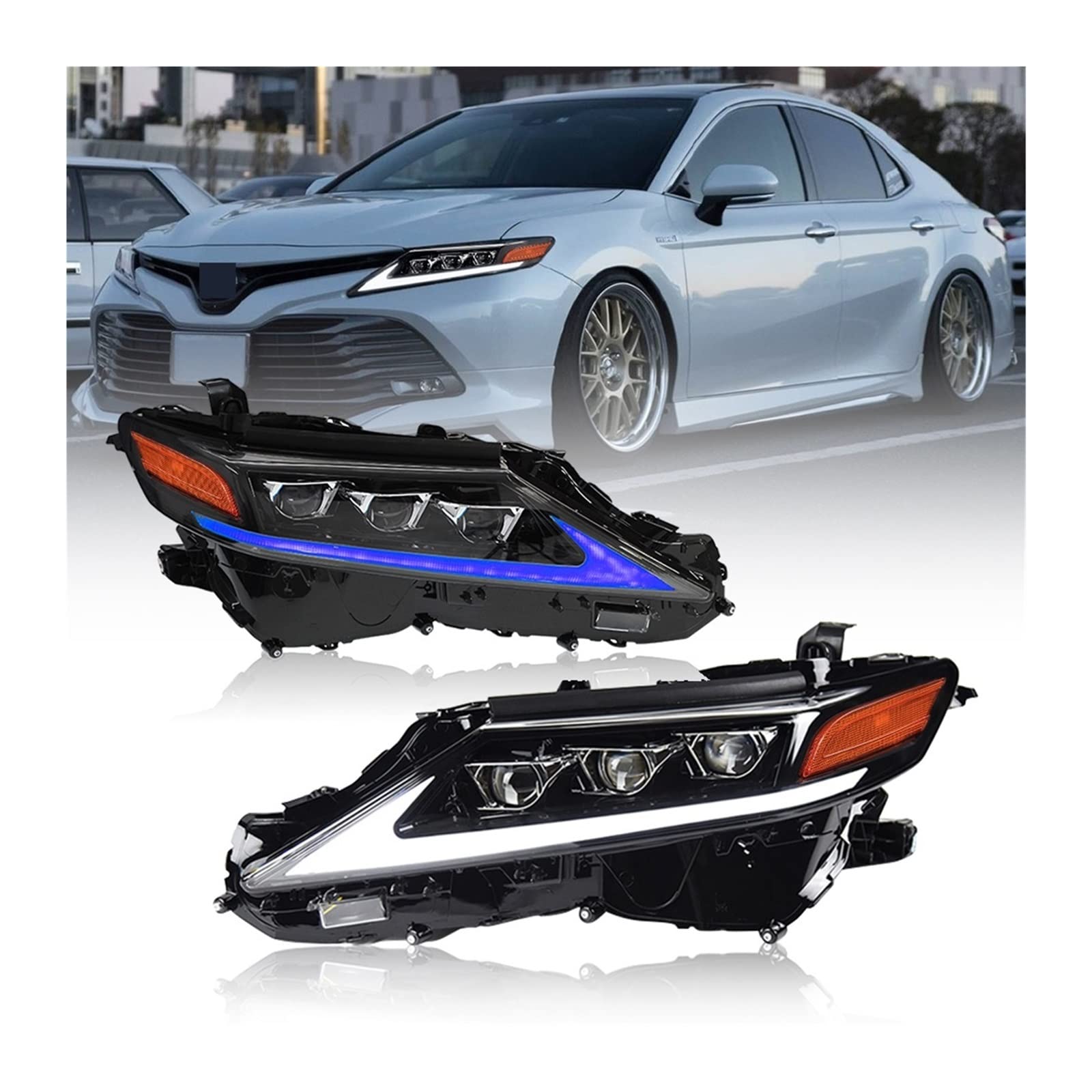 Amazon | カーライト 自動車用 トヨタ カムリ ヘッドライト 2018-2022