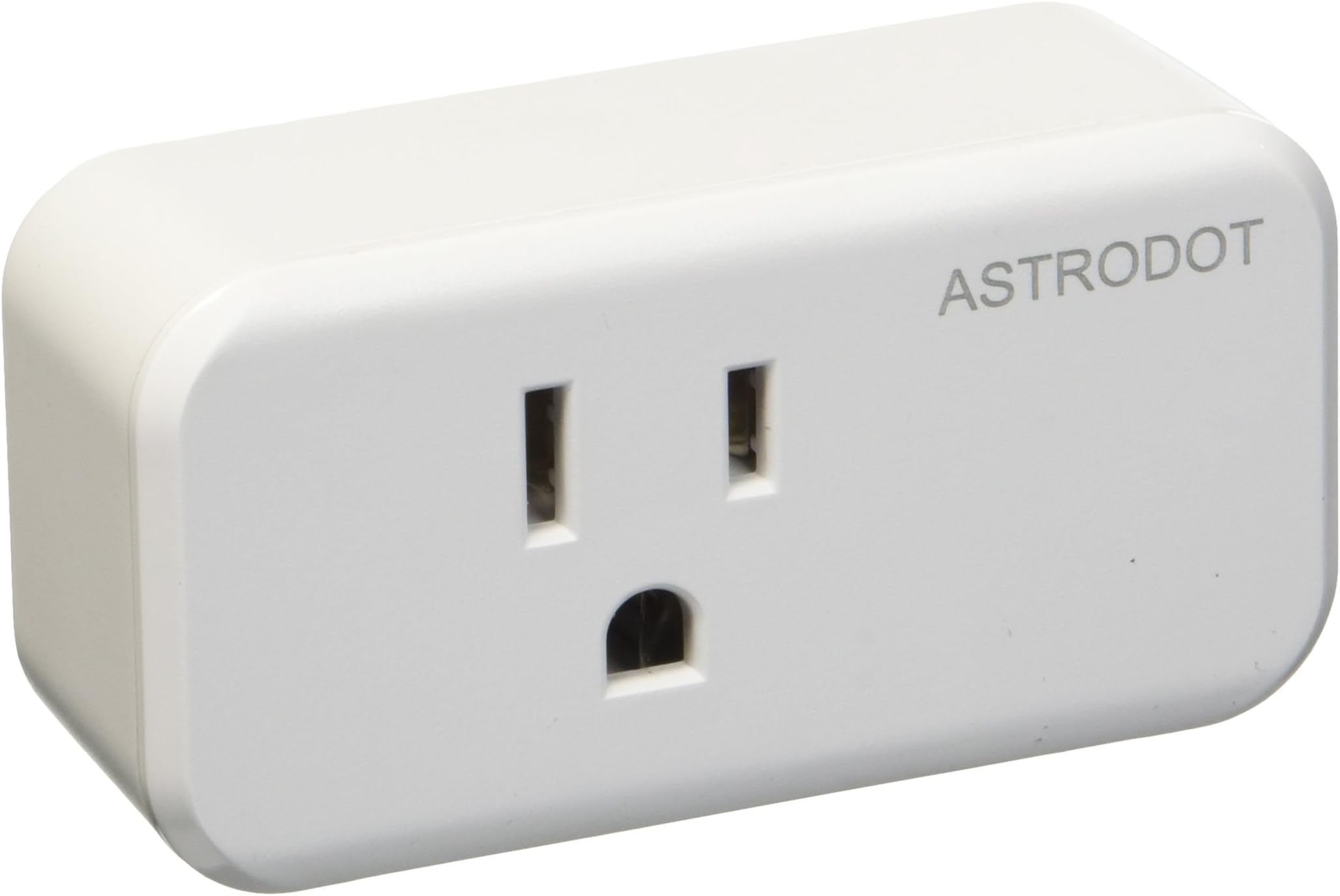 ASTRODOT Smart Plug w/Energy Monitoring, No Hub Required, Wi-Fi, Compatible with Alexa and Google Assistant, Control your Devices from Anywhere (1Pack Mini Smart Plug)