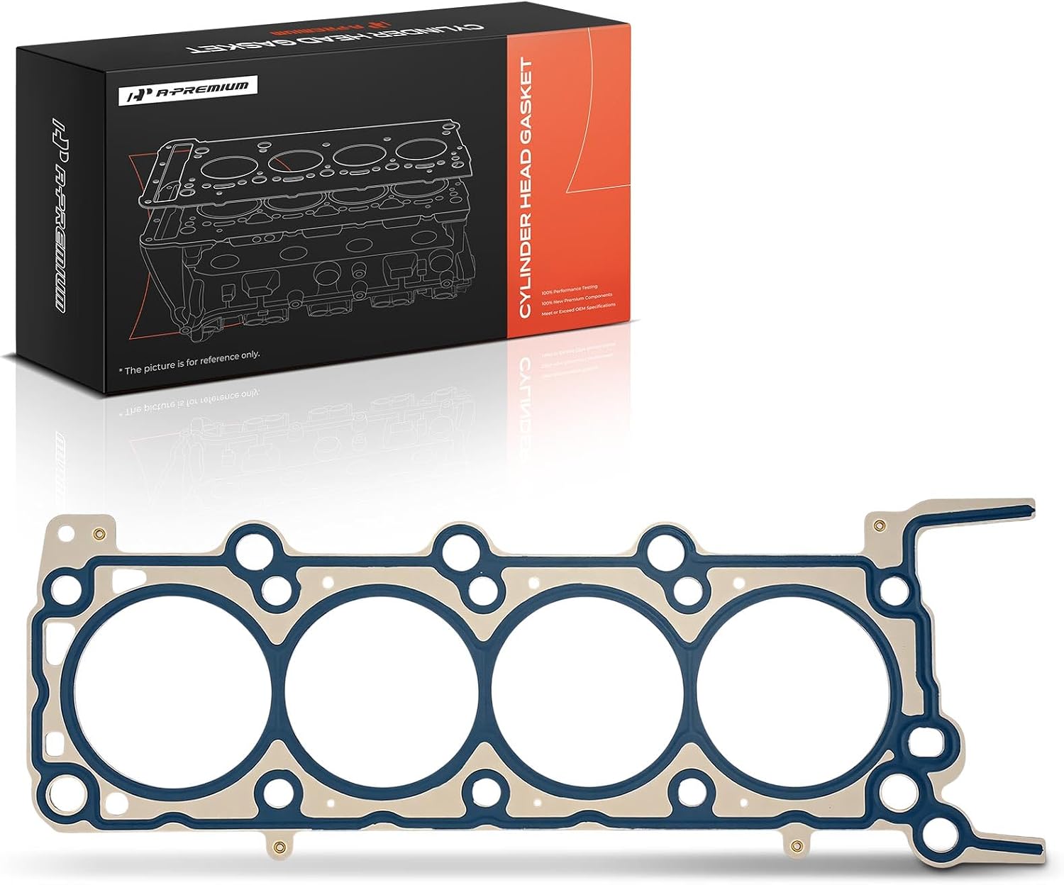 A-Premium V8 Left Engine Cylinder Head Gasket Compatible with Ford F-150, F-250 F-350 Super Duty, Explorer, Explorer Sport Trac, Expedition & Lincoln Mark LT, Navigator & Mercury Mountaineer, Driver