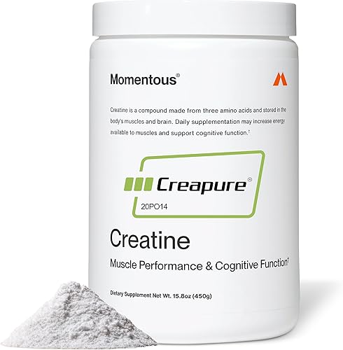 Miniatura 10 de Momentous Polvo de monohidrato de creatina y limón, Creapure Creatine Powder – Apoya la fuerza, los músculos magros y la recuperación para hombres y