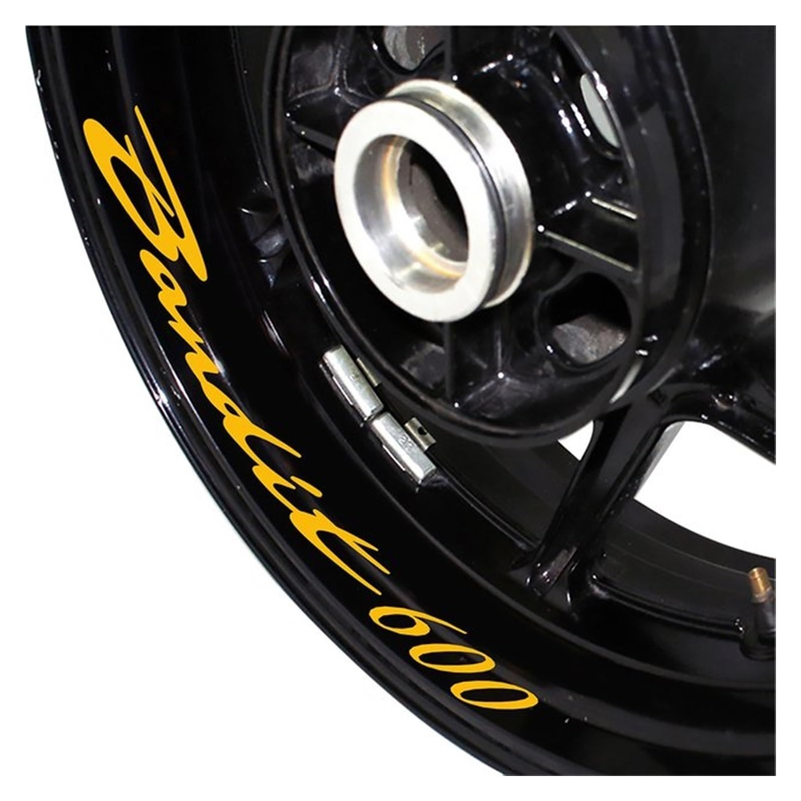 Motorcycle Wheel Stickers Night Reflective Decorative Rim for Suzuki for Bandit 600(Style 4)