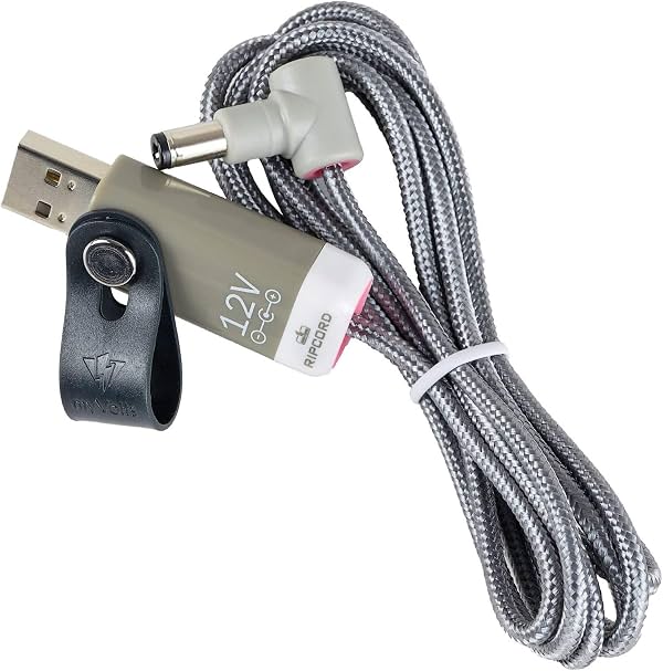 Cable de alimentación myVolts Ripcord USB a 12V CC compatible con Elektron Octatrack MKII Sampler