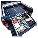 BVWBCR Aluminum Pickup Truck Bed Camping Slide Out Storage 4X4 Drawers Decked Rear Drawer System Compatible with Ford F150 Pickup Truck Bed