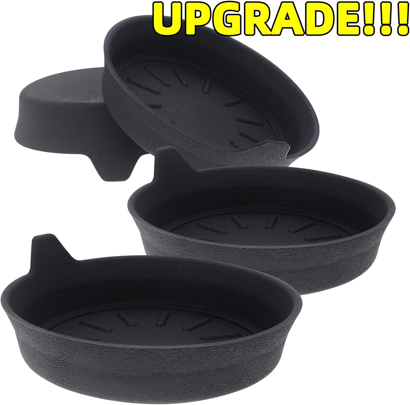 AOOOOP Car Cup Holder Coasters - Universal Vehicle Cup Silicone Coaster for Acura Audi VW Honda Toyota KIA BMW Lexus Jeep Dodge Benz Volvo Chevrolet Nissan Infiniti Ford (Set of 4, 3-1/8" Diameter)