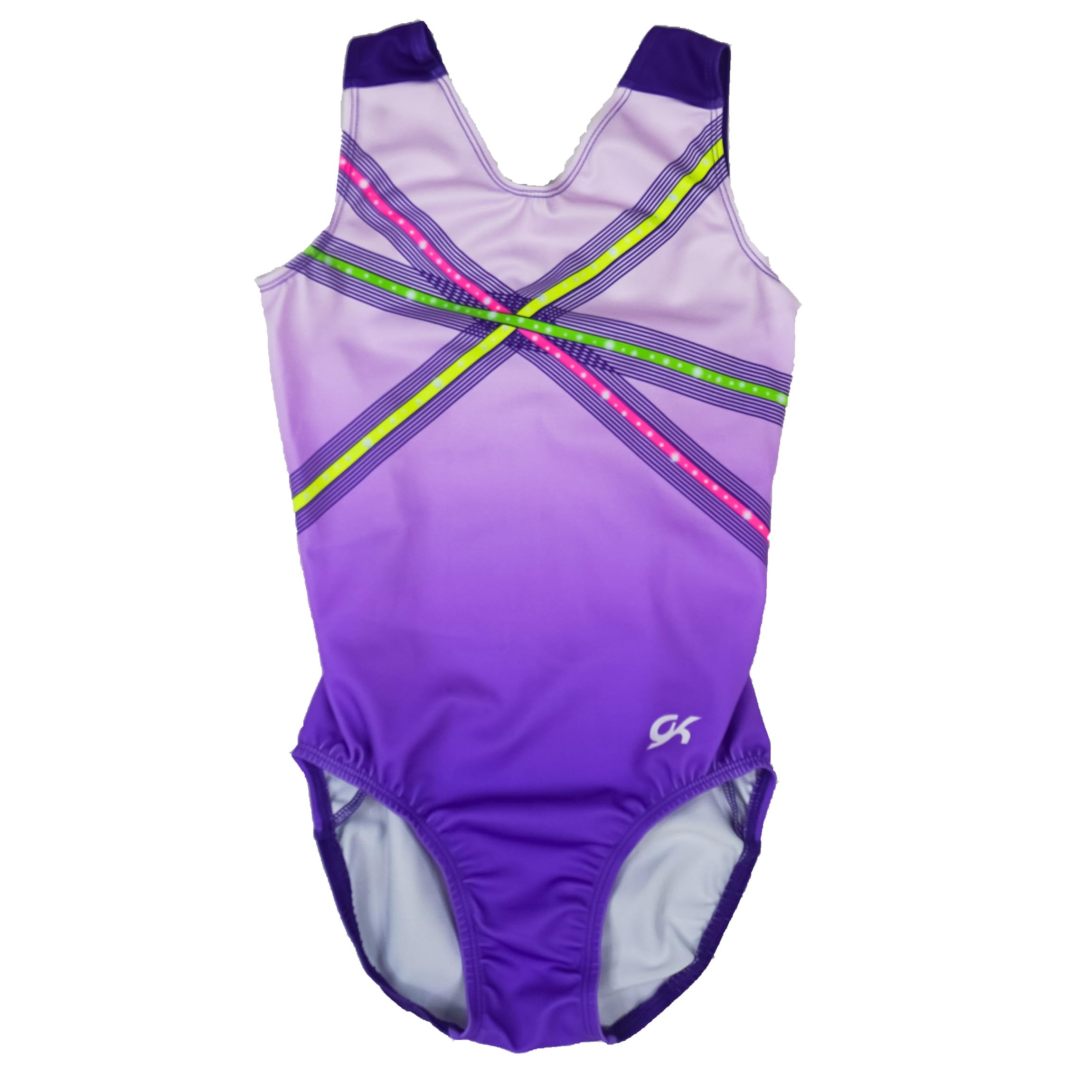Glitz & Glam Gymnastics Leotard for Girls with Matching Scrunchie