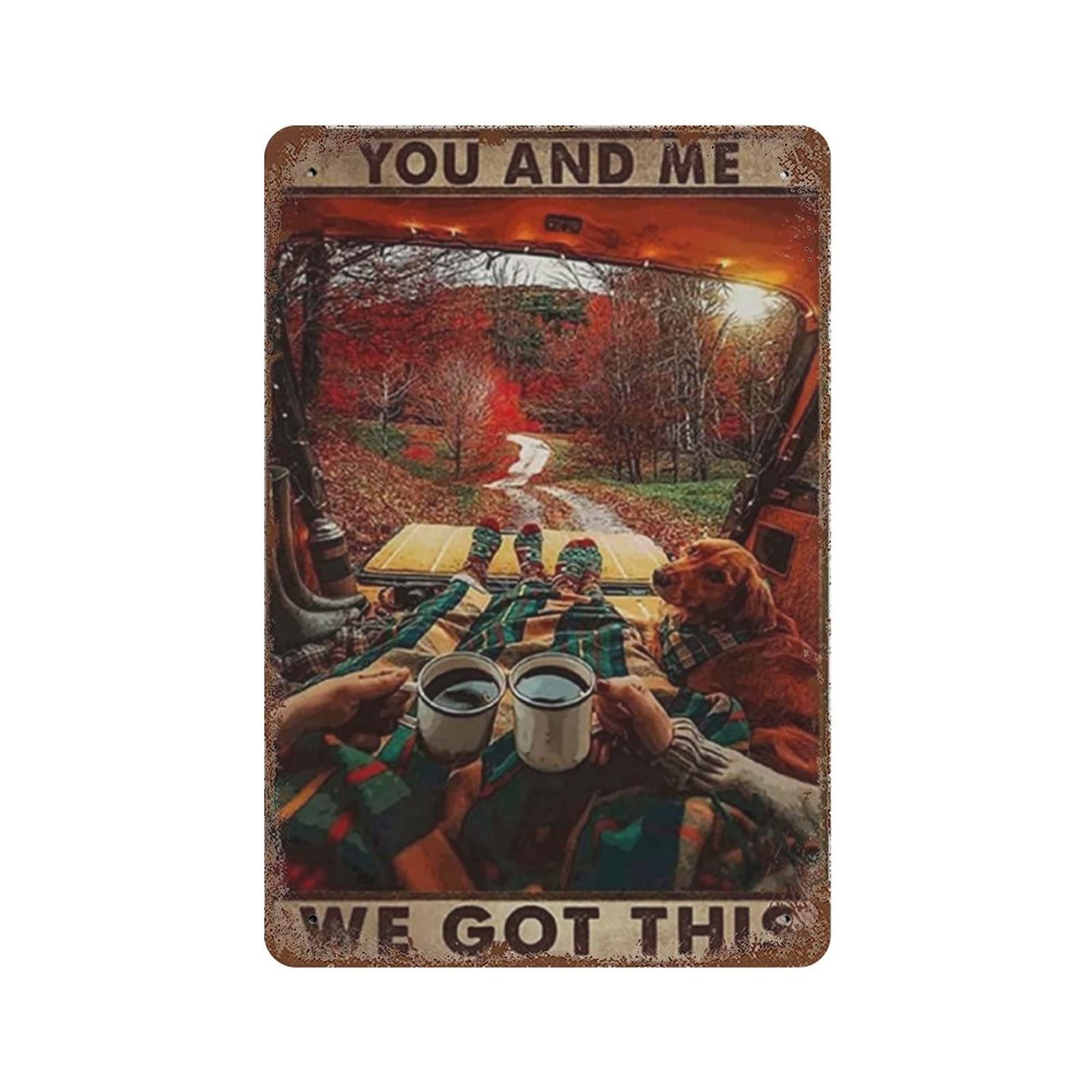 AOOEDM We Got This Metal Sign for Home Coffee Garage Wall Decor Vintage Poster Bar Signs for Home Bar Retro Metal Tin Sign