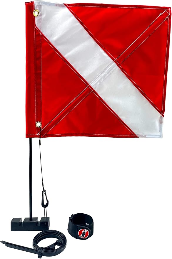 Dive Flag Mounting Kit All The Tools Needed to Tie Flag to a Buoy or Float for