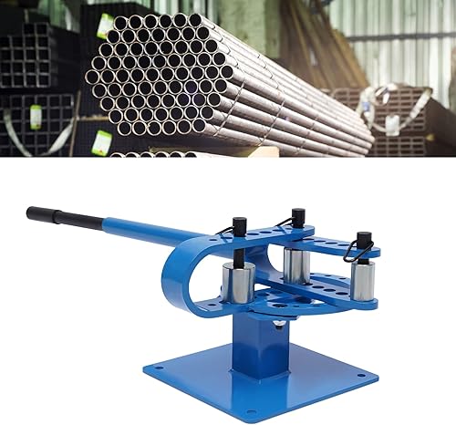 Miniatura 3 de Dobladora de tubos de tubo, dobladora manual de tubos con 7 troqueles, tubo de doblador de tubo resistente de 1 a 3 pulgadas de cobre de acero y