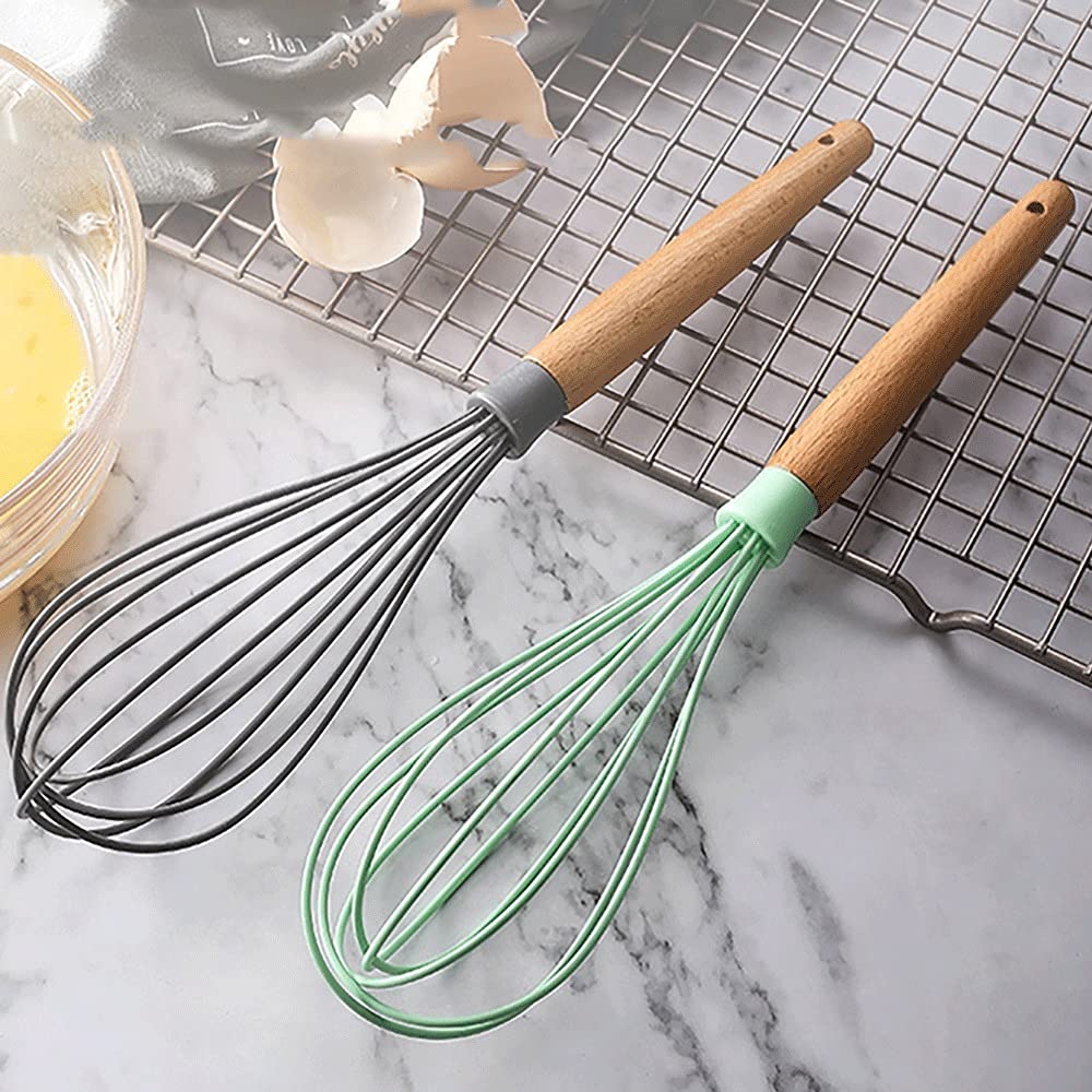 Frullino per le uova manuale Frullino per le uova Frullino per le uova Frusta Gadget da cucina Crema per le uova Mescolando Cucina Cottura Pasticceria Strumento di cottura (Colore : Grigio) (Verde)