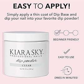 Kiara Sky Dip Powder Essentials 10 oz Refill, Clear