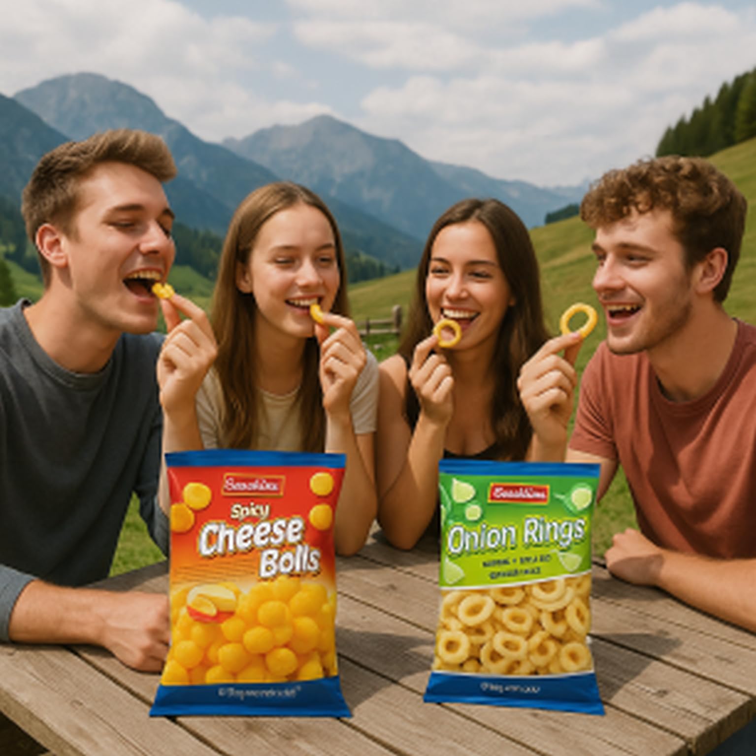 XXL Snack Box | Party Mix | Knuspriger Knabbermix | Für Filmabende, Feier, Geburtstagsfest, Grill Party | Karneval |10 Packungen Knabbergebäck