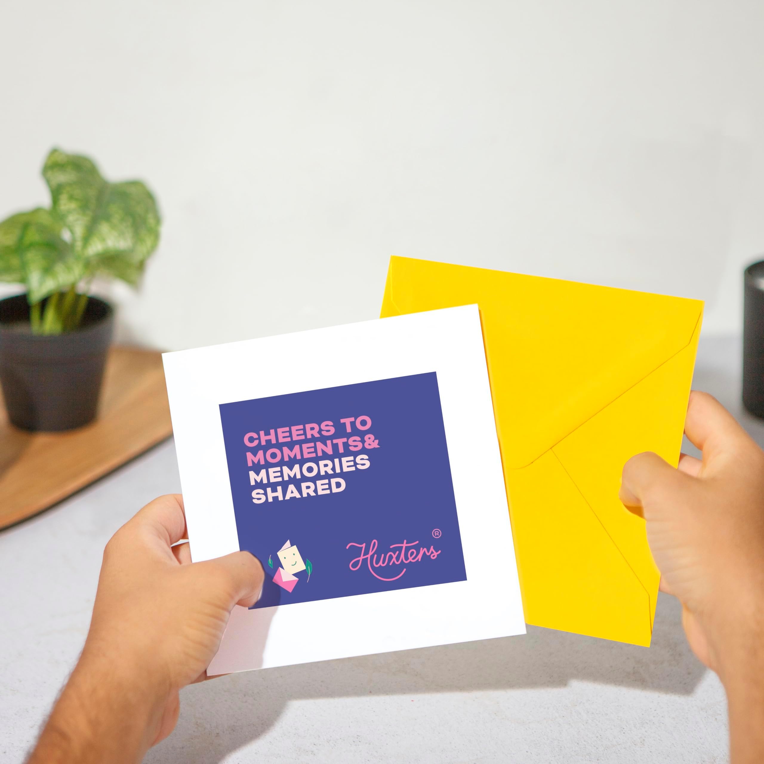 Huxters ‘A Toast to the Happy Couple’ Wedding gifts A5 Congratulations Wedding card - Wedding gifts for couple - Recyclable Paper with Envelope - Fun Greetings Card, FSC Certified and Sustainable…
