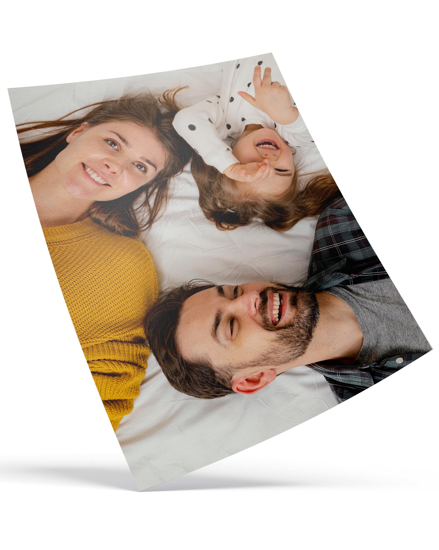 WallArena Poster photo personnalisé 70 x 50 cm format portrait – Poster avec votre propre photo – Impression d'art brillante sur papier 260 g/m² – Impression d'art avec idée cadeau – Décoration