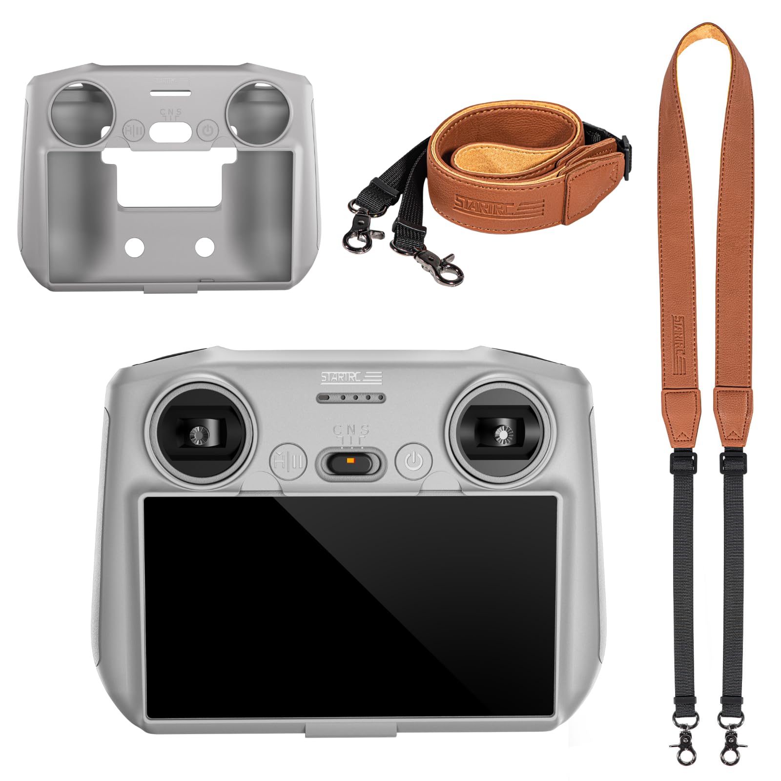 GAEKOLMini 3 Pro RC Silicone Protective Case and Lanyard Neck Strap for DJI Mini 3 Pro DJI AIR 2S DJI Mavic 3 Classic RC Remote Controller