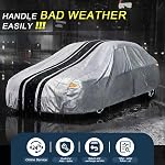 [2026 Upgrade] Heavy Duty Car Cover Custom Fit for Ford Mustang/Shelby (1964-2026)/Chevrolet Chevy Camaro (2010-2026) Waterproof All Weather for Automobiles, Full Exterior Covers